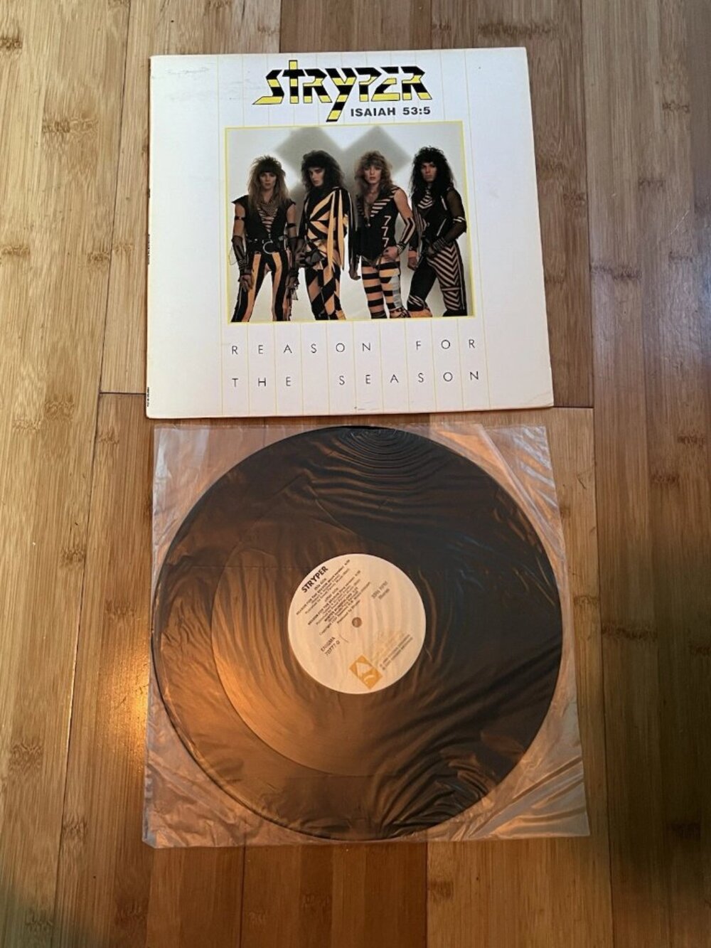 Stryper Reason For The Season Vinyl Record 1984 Enigma Records Christian Metal